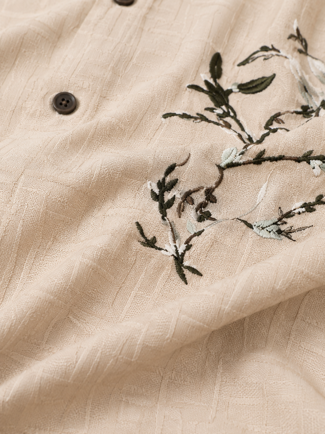 Signature Ivory Linen Shirt
