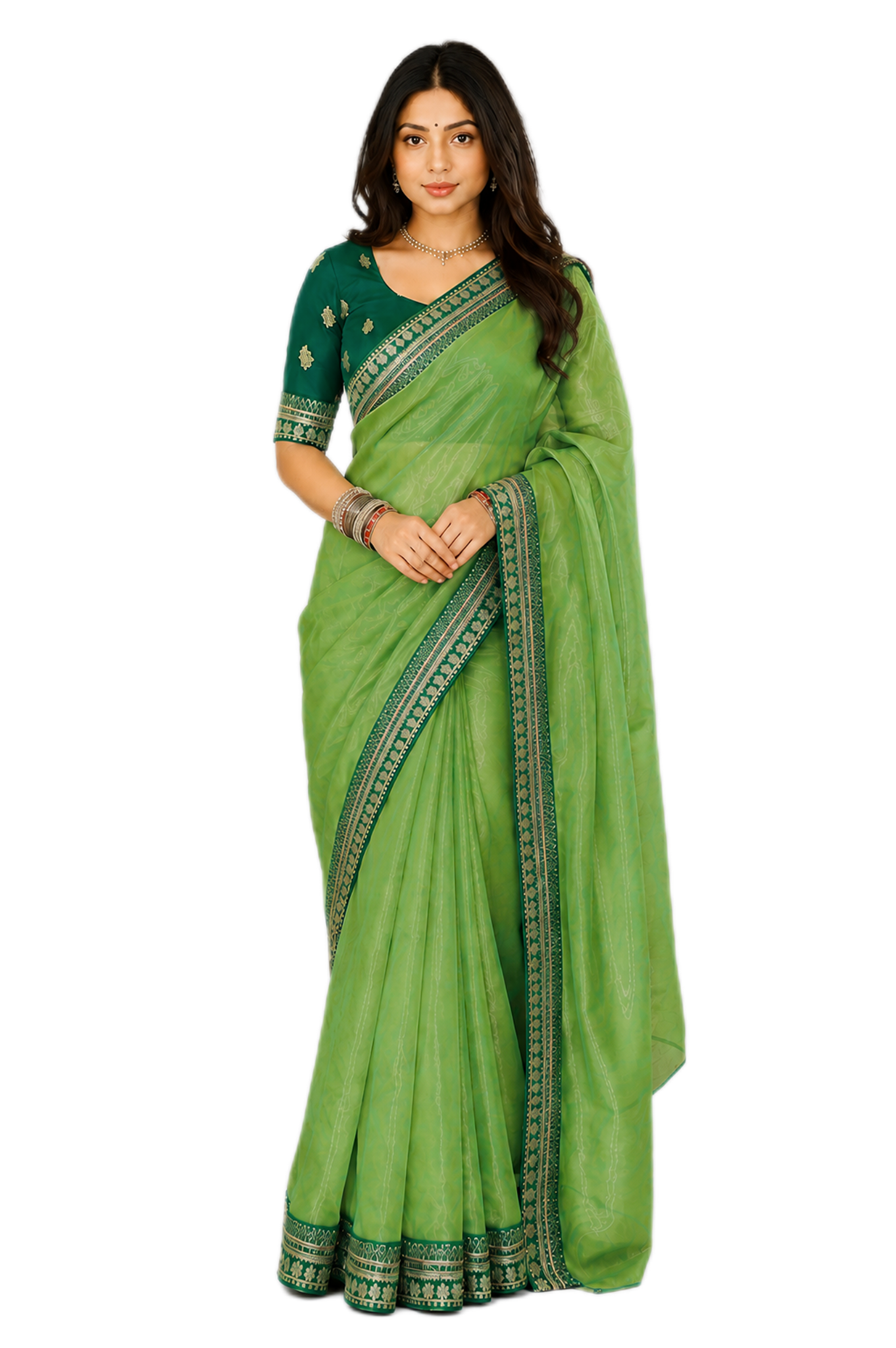 Regalia Sage Green Saree