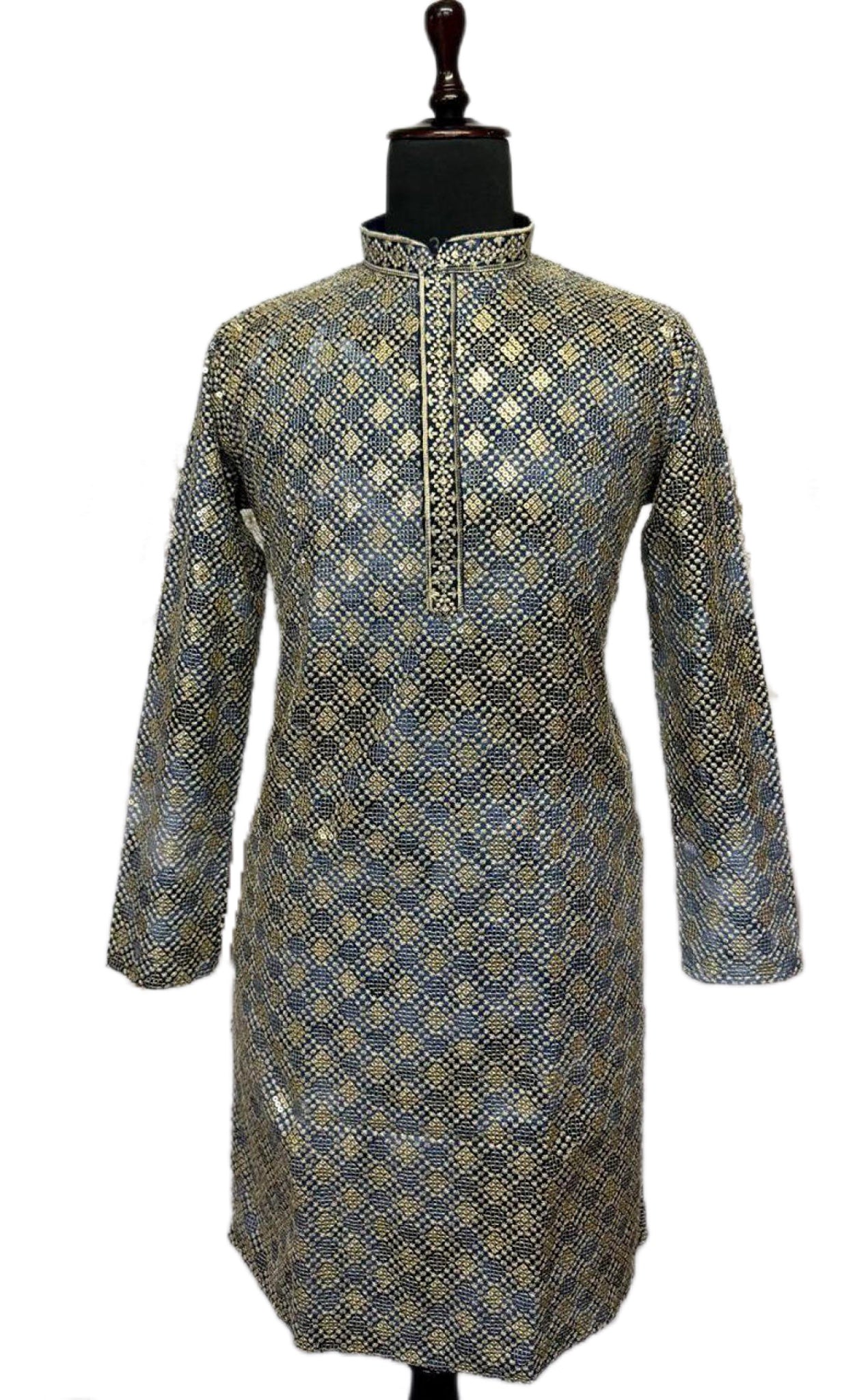 Classic Grey Kurta Set