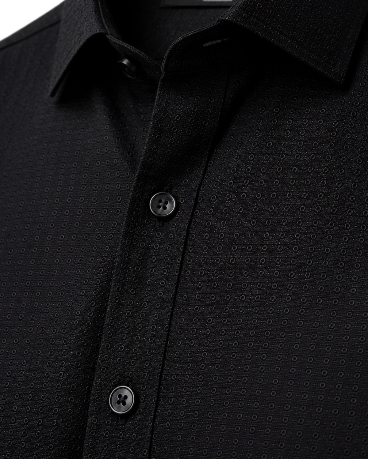 Regalia Black Cotton Shirt