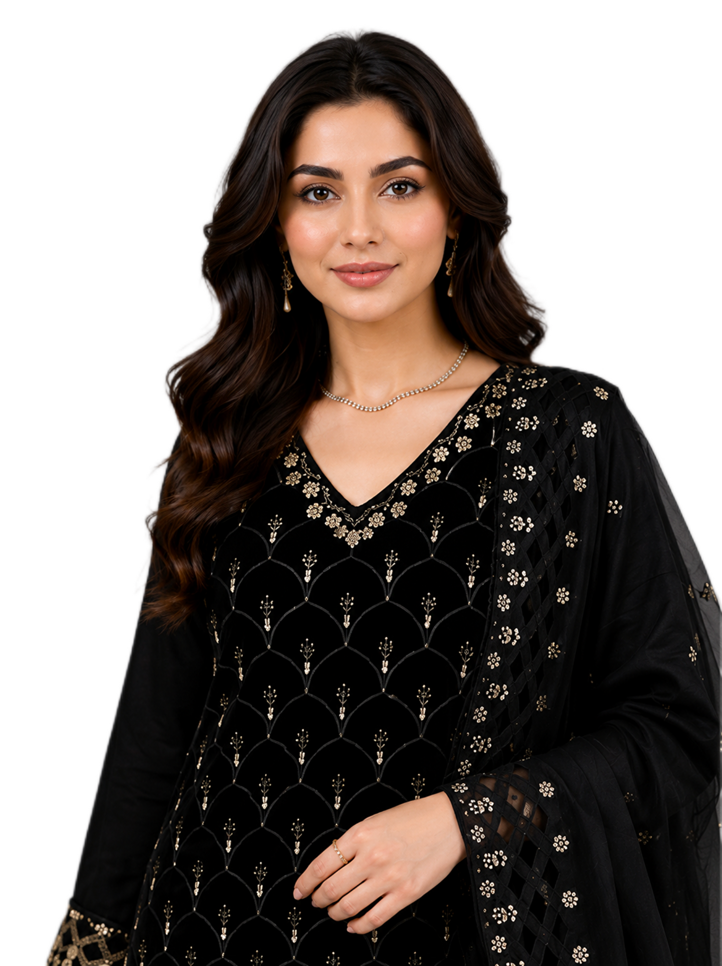 Regal Black Wear Ensemble
