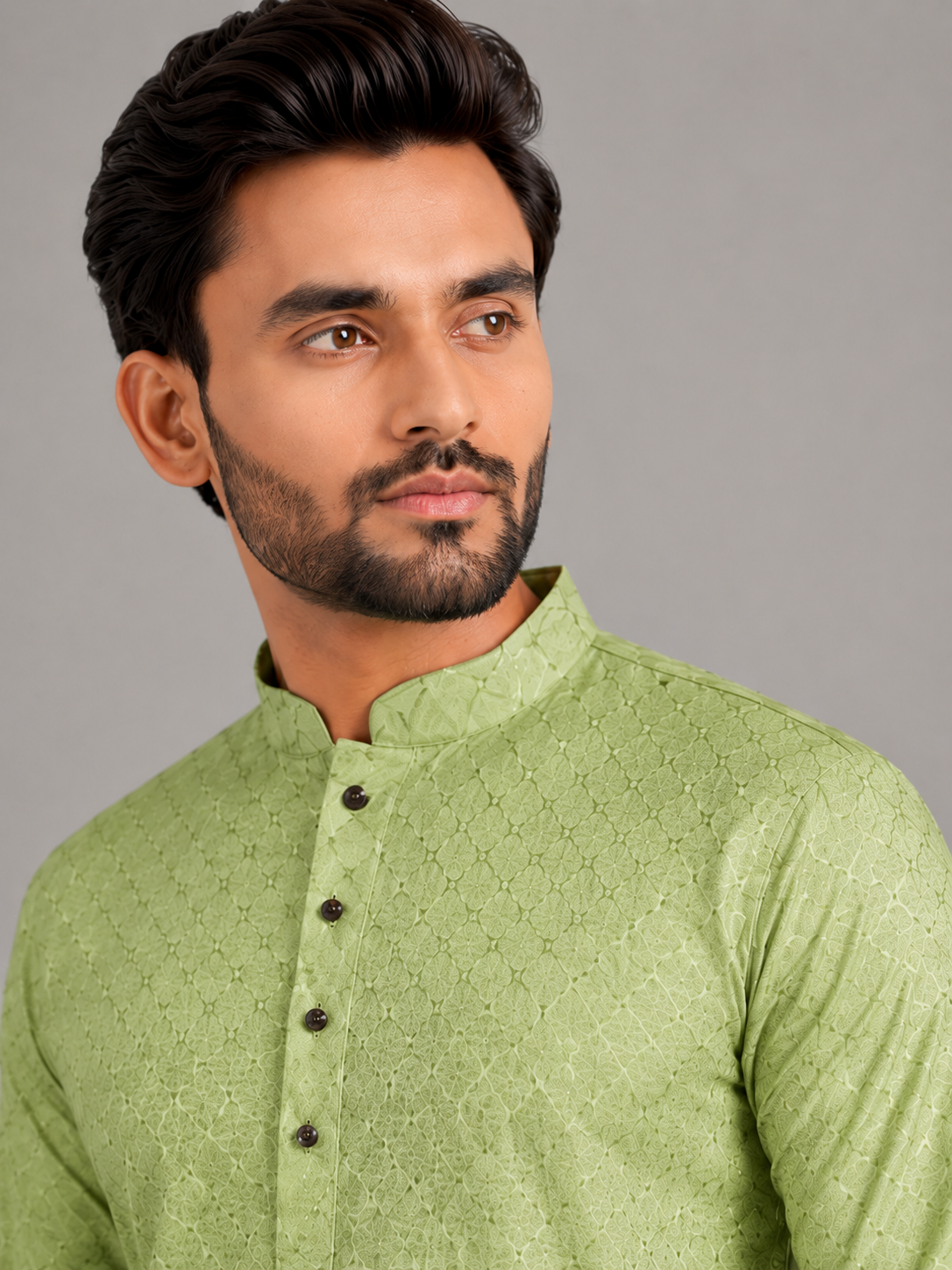 Royal Ivory Traditional Kurta Set with Refined Simplicity