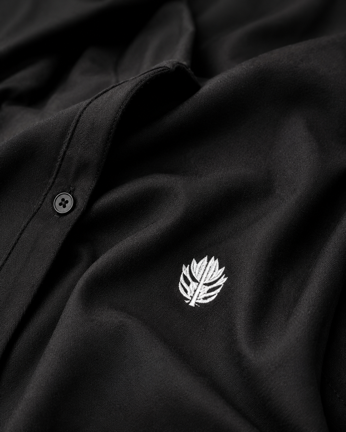 Classic Black Cotton Shirt