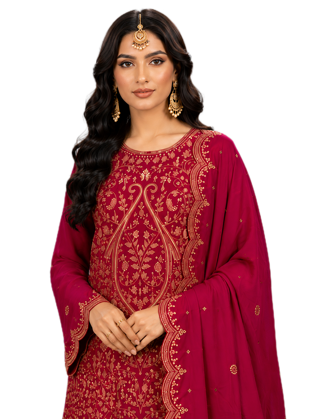 Royal Pink Palazzo Set