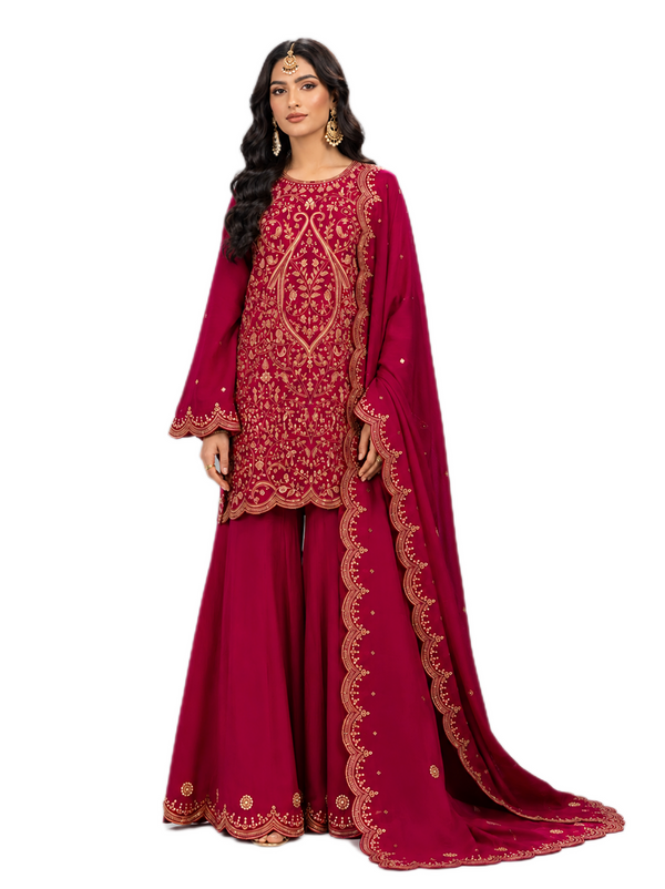 Royal Pink Palazzo Set