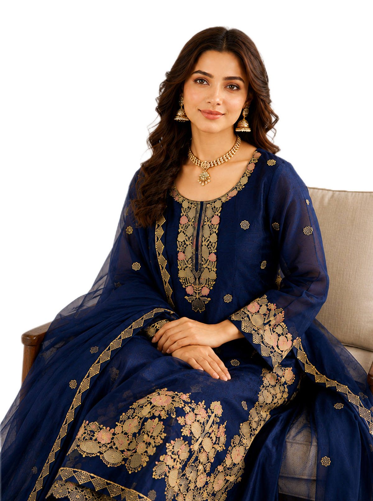 Sapphire Designer Suit