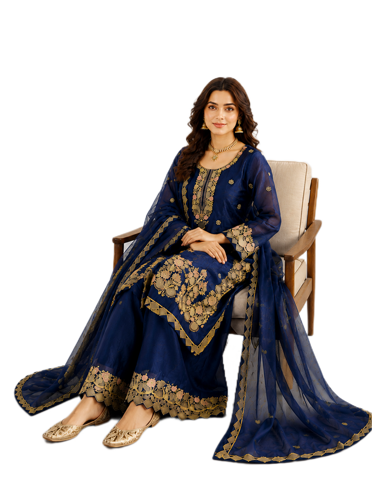 Sapphire Designer Suit
