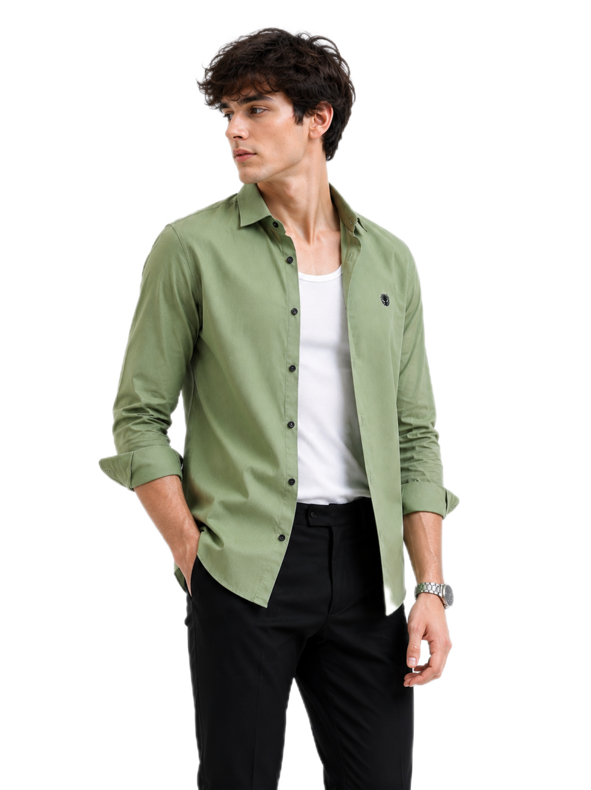 Classic Olive Green Shirt