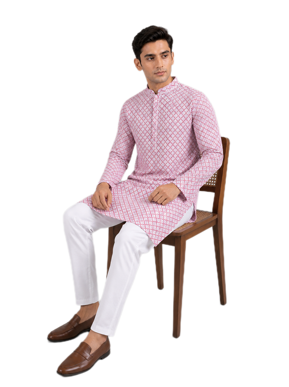 Classic Blush Pink Kurta Set