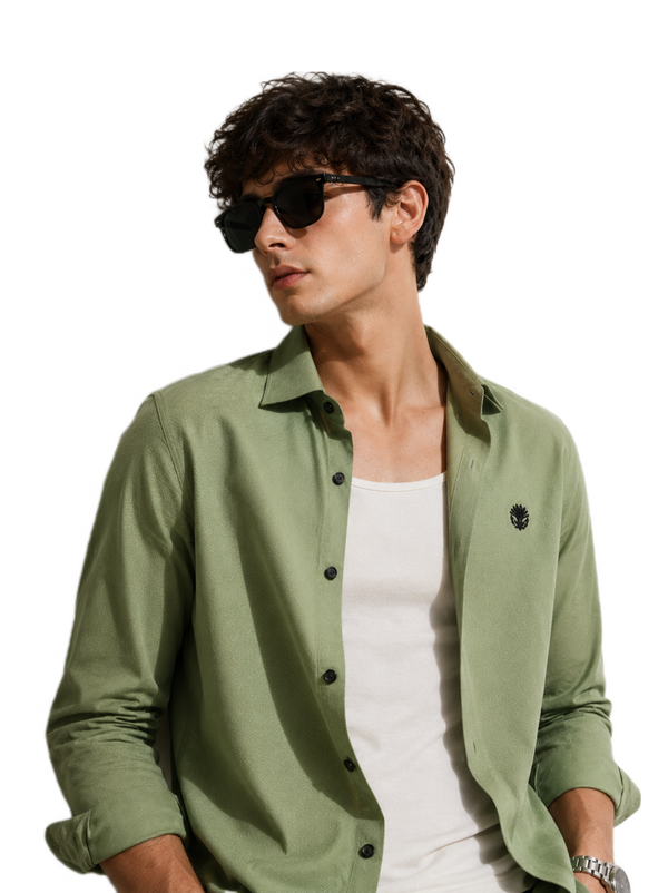 Classic Olive Green Shirt