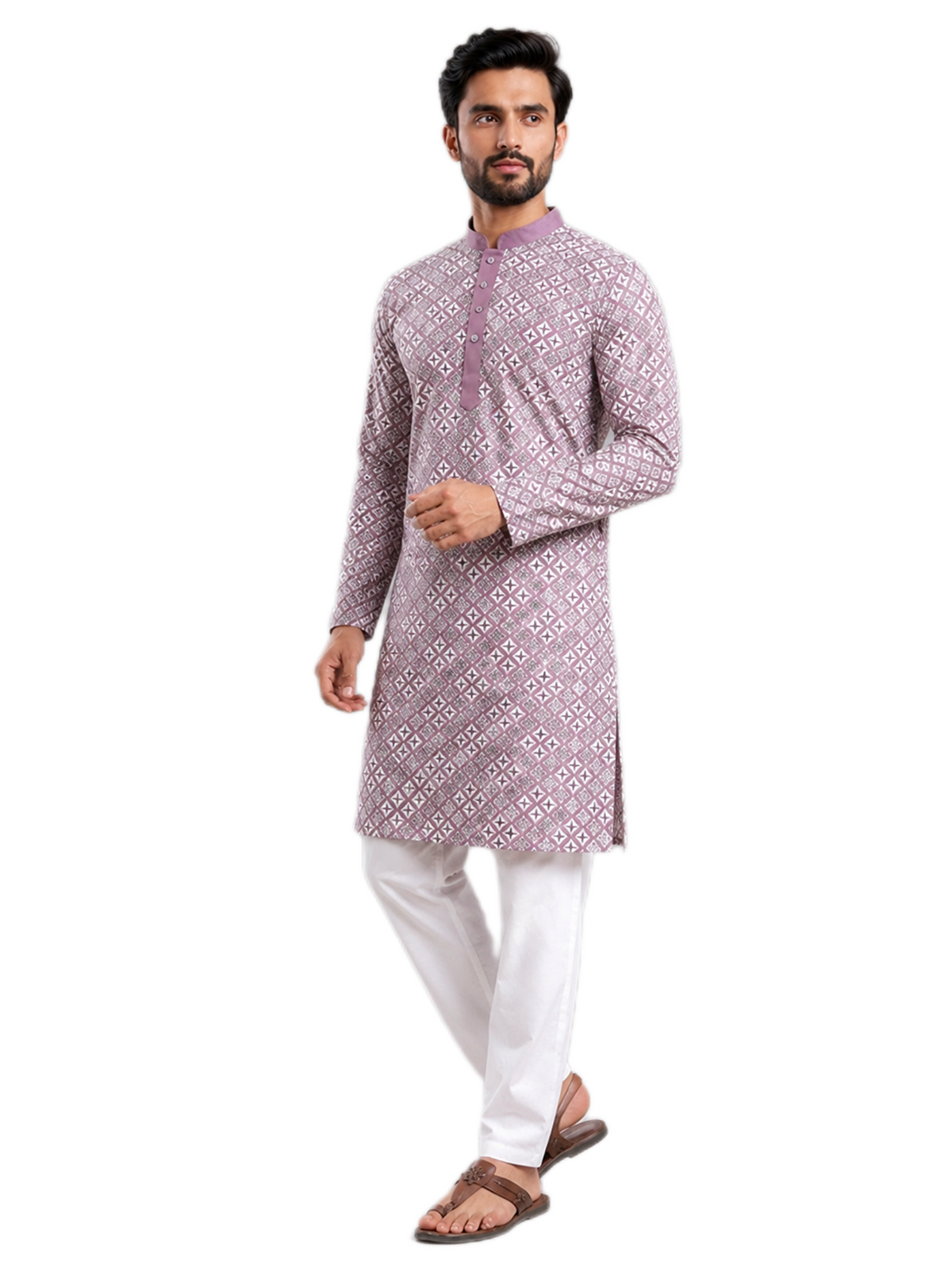 Royal Lavender Kurta Set
