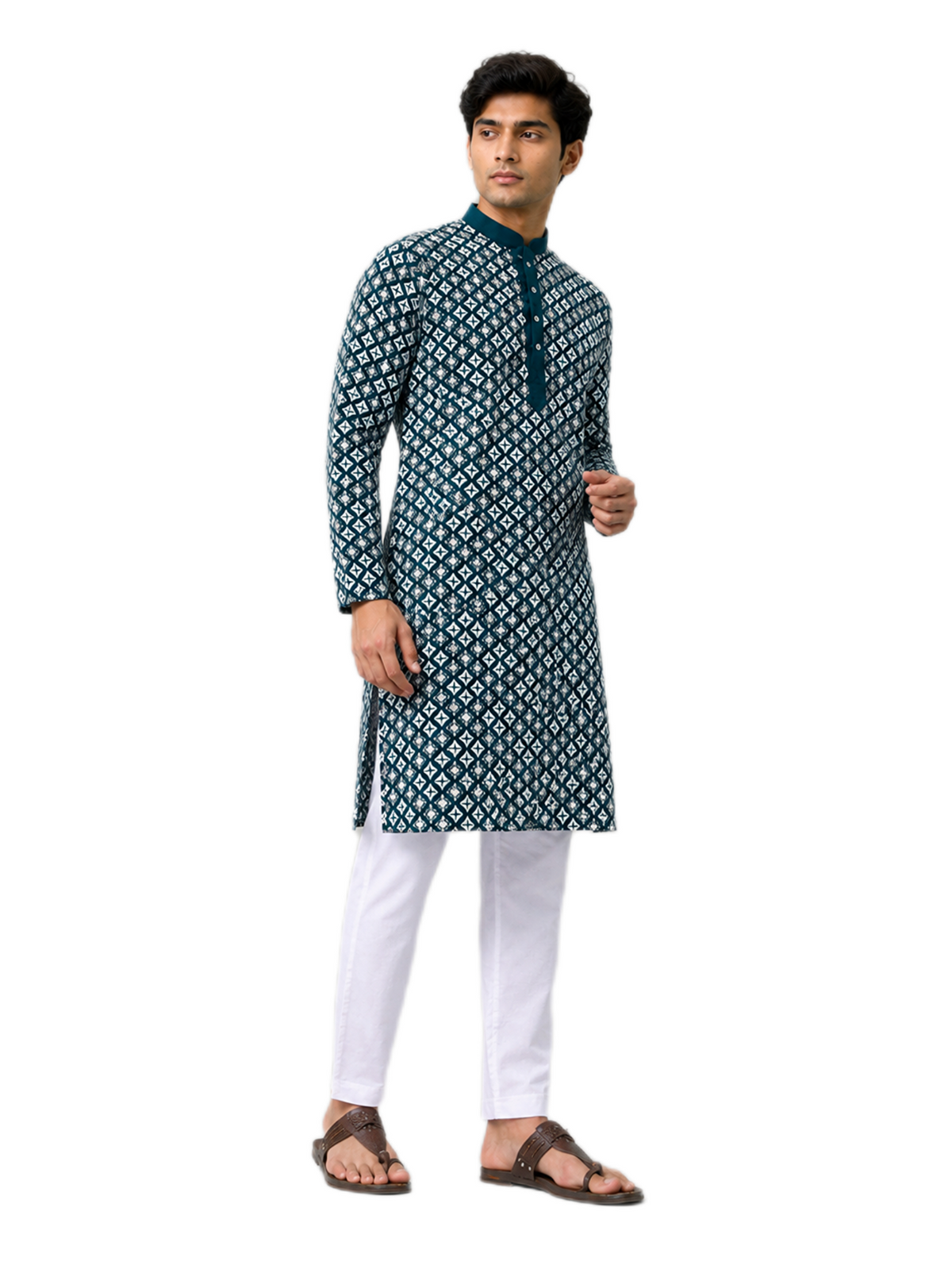 Emerald Teal Kurta Set