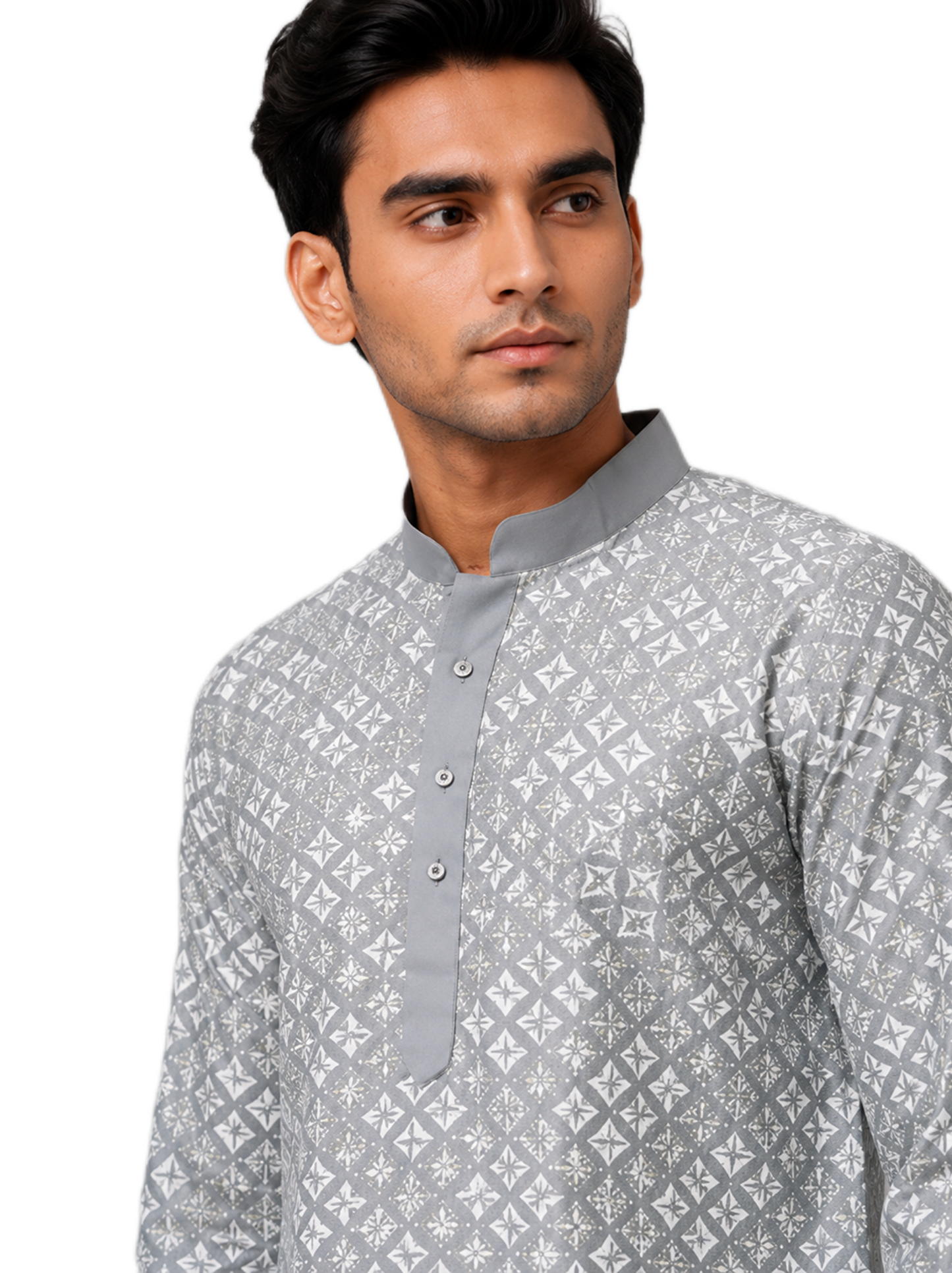 Elegance Grey Kurta Set