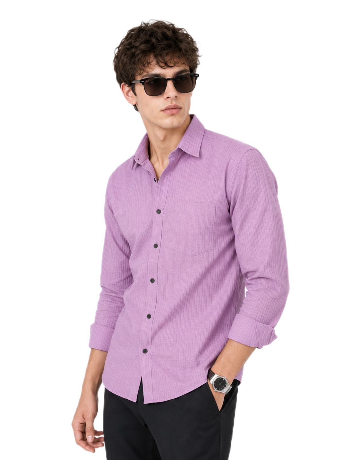 Timeless Pink Cotton Shirt