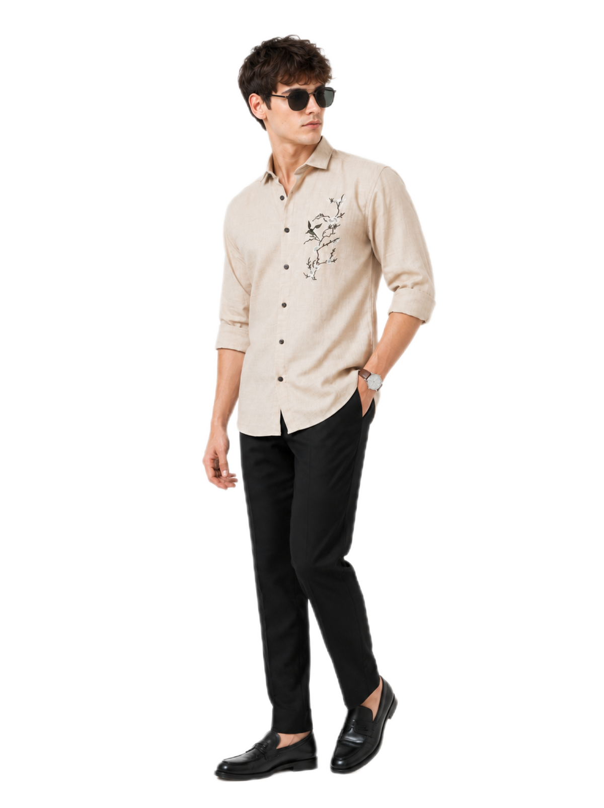 Signature Ivory Linen Shirt