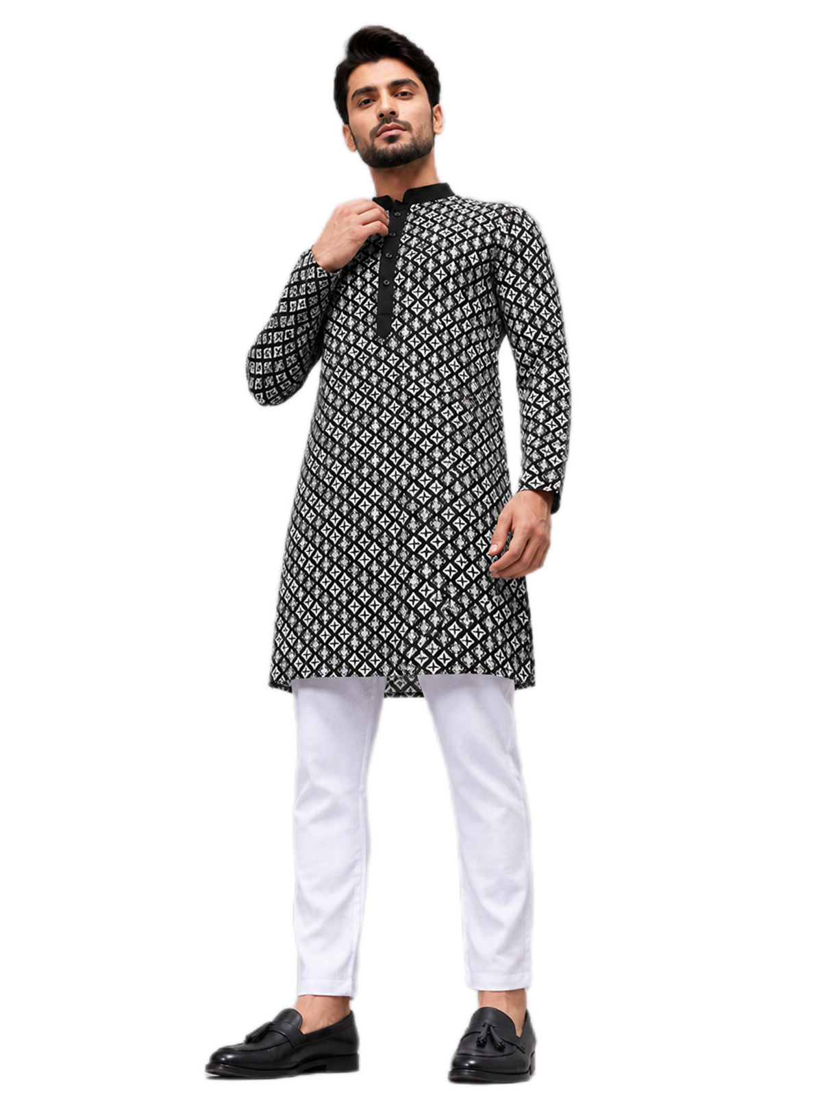 Regal Black Kurta Set