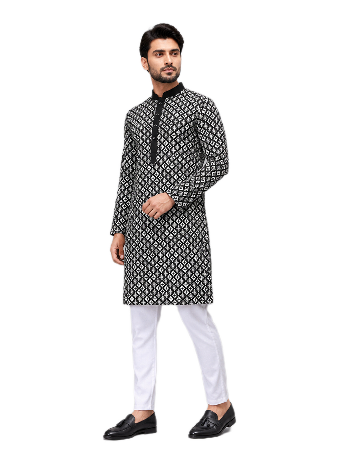 Regal Black Kurta Set