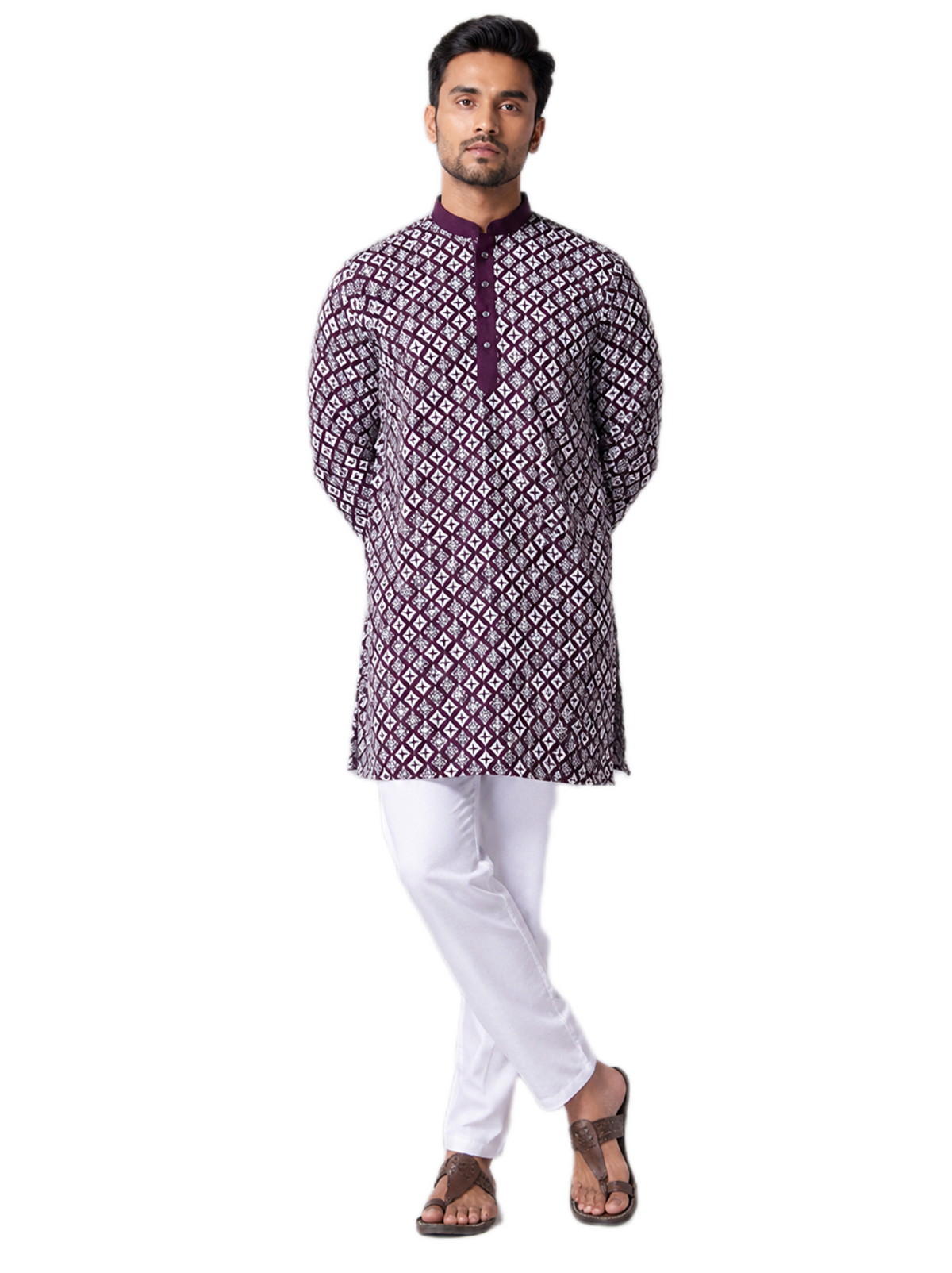 Royal Wine Kurta Set