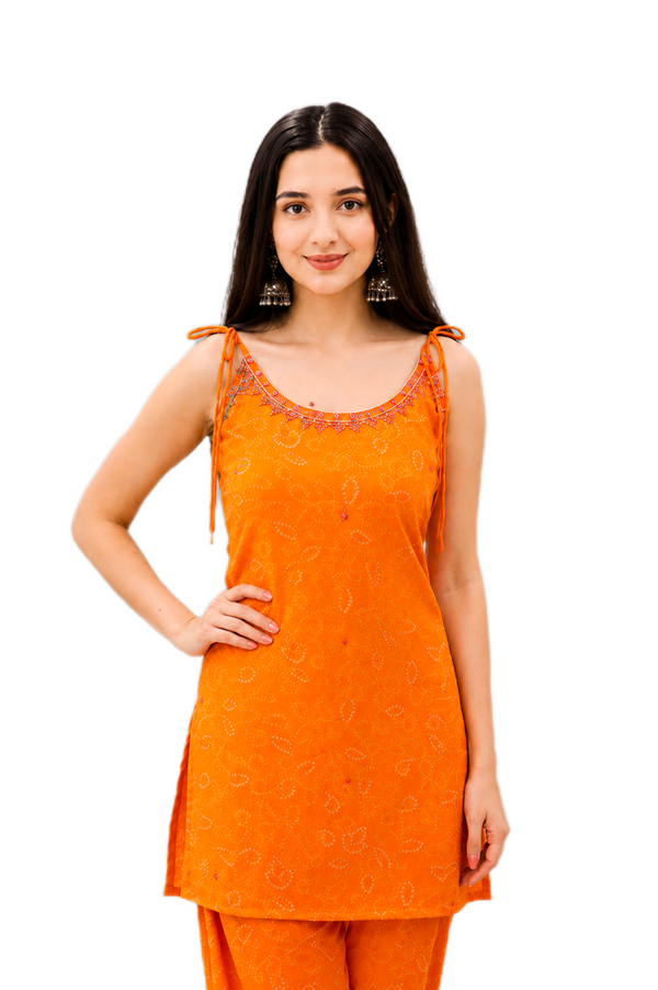 Sleeveless Designer Kurti