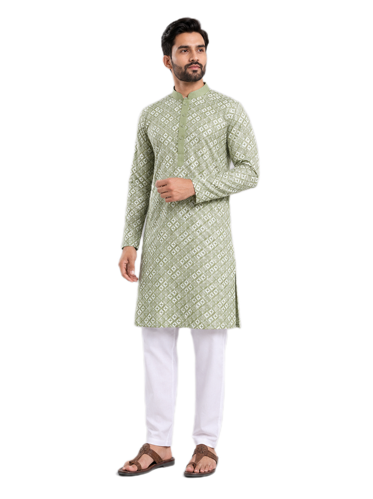 Royal Pista Kurta Set