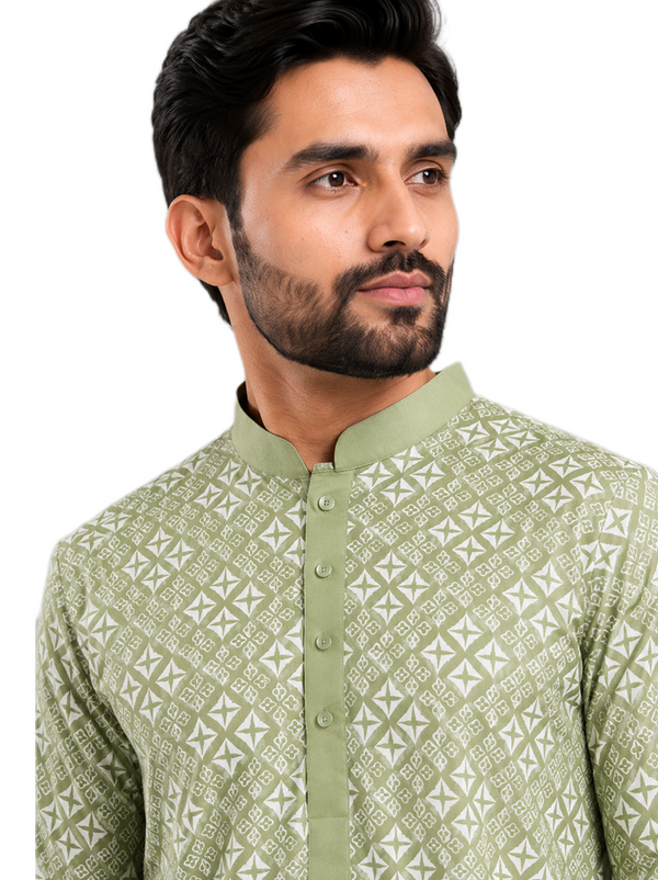 Royal Pista Kurta Set