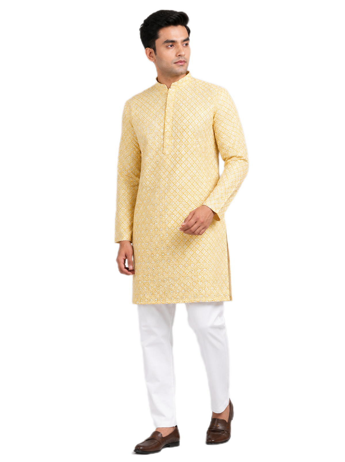 Classic Mustard Kurta Set
