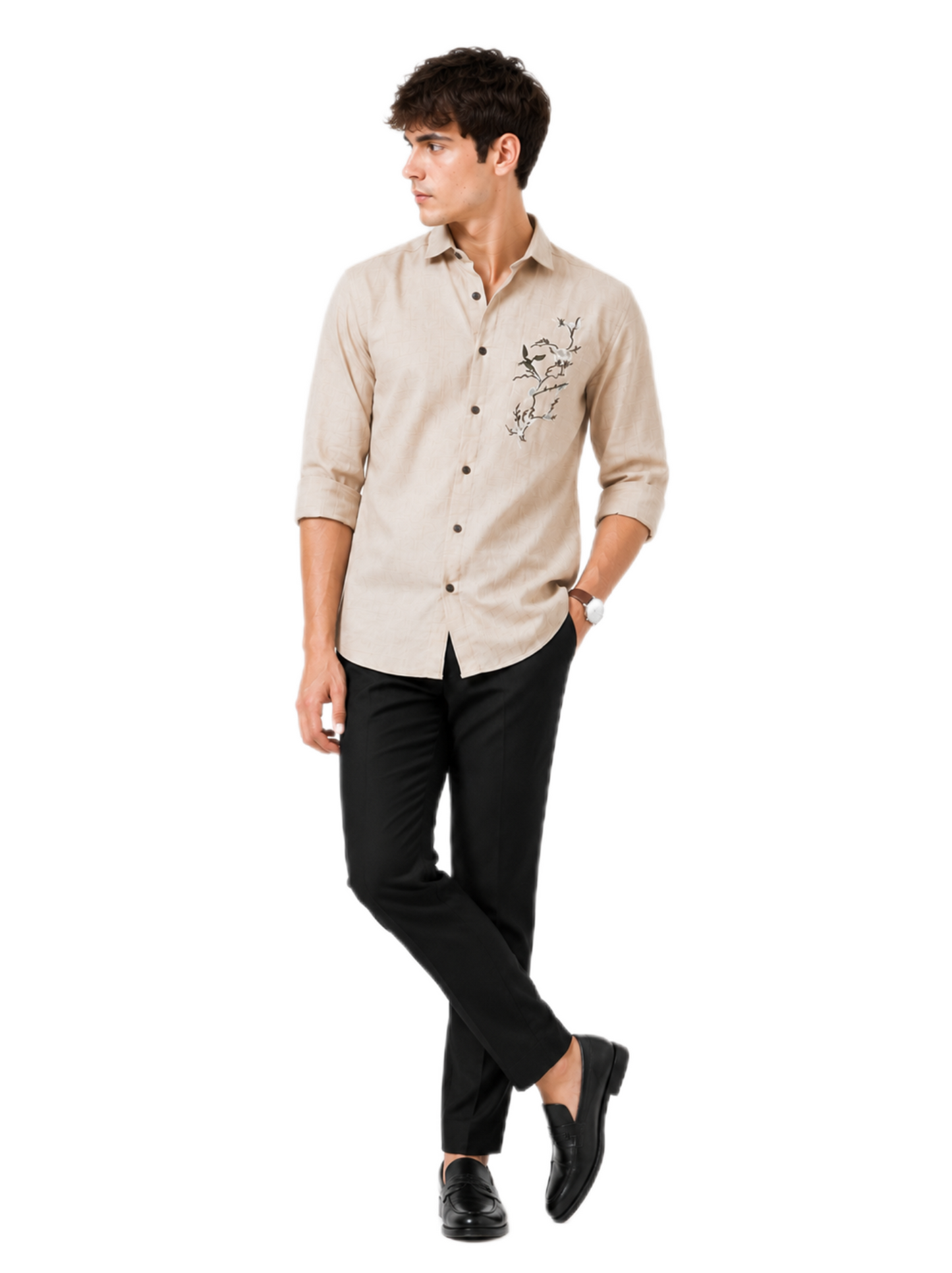 Signature Ivory Linen Shirt