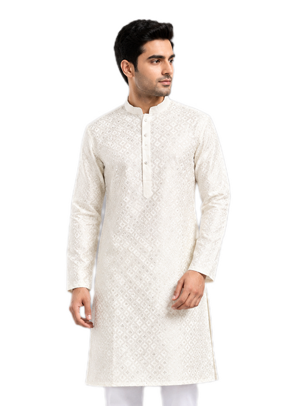 Royal Ivory Kurta Set