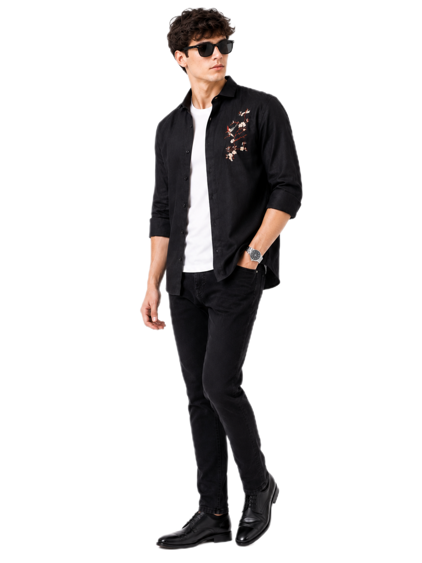 Midnight Black Linen Shirt