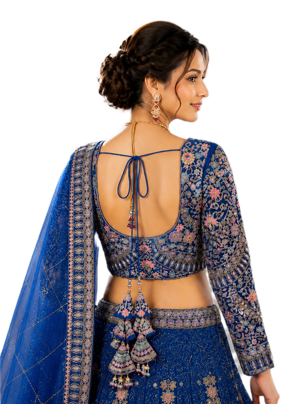Floral Embroidery Lehenga Set