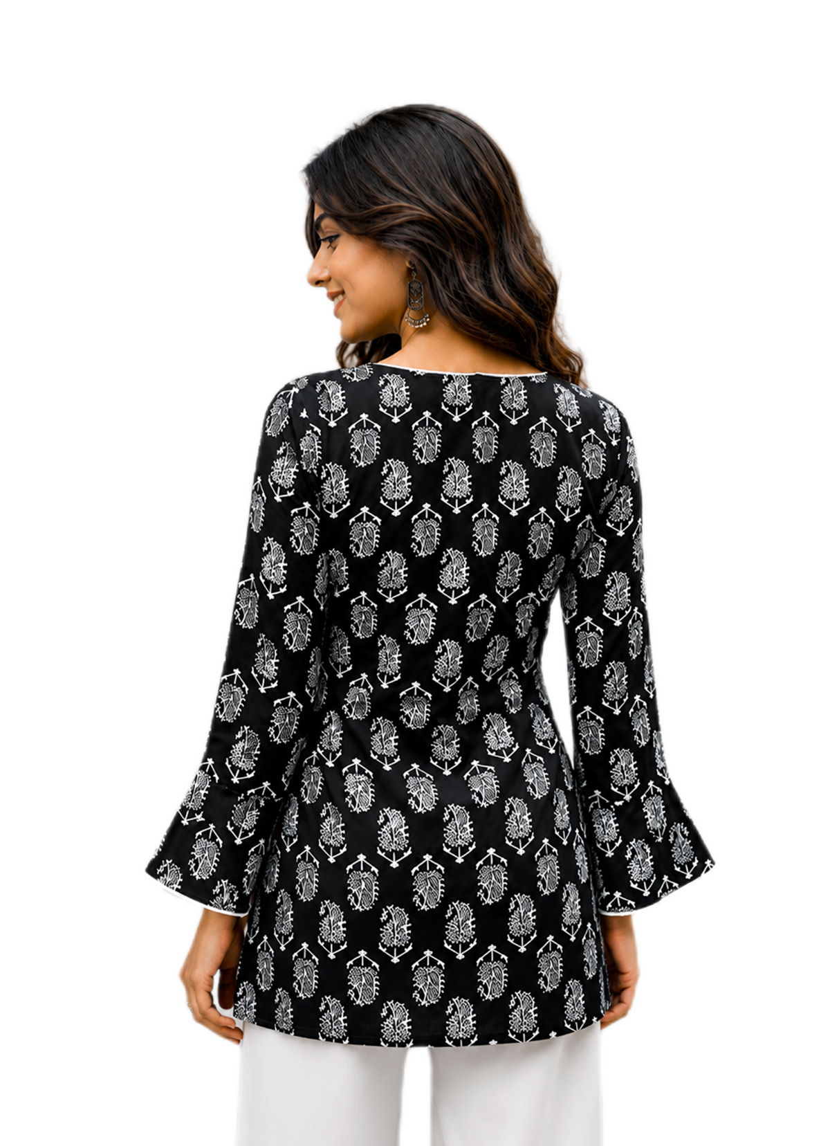 Printed Cotton Short Kurti