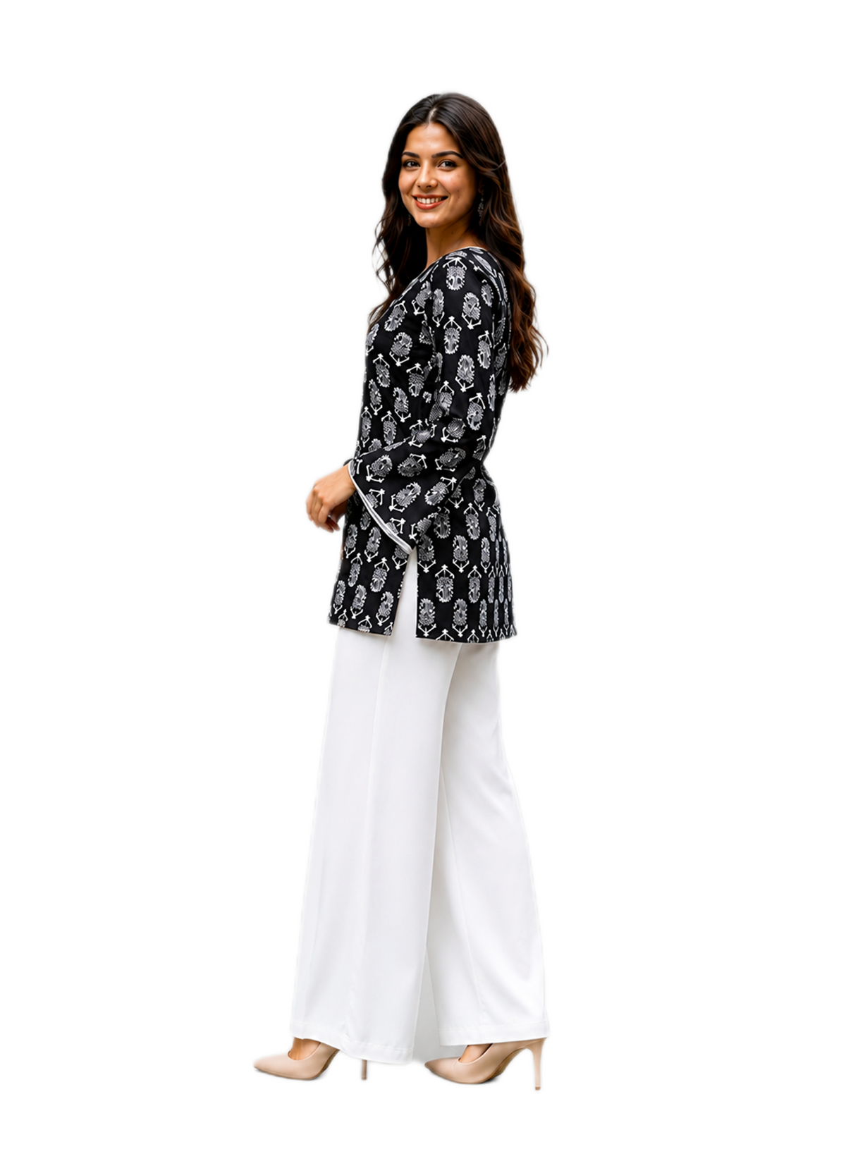 Printed Cotton Short Kurti