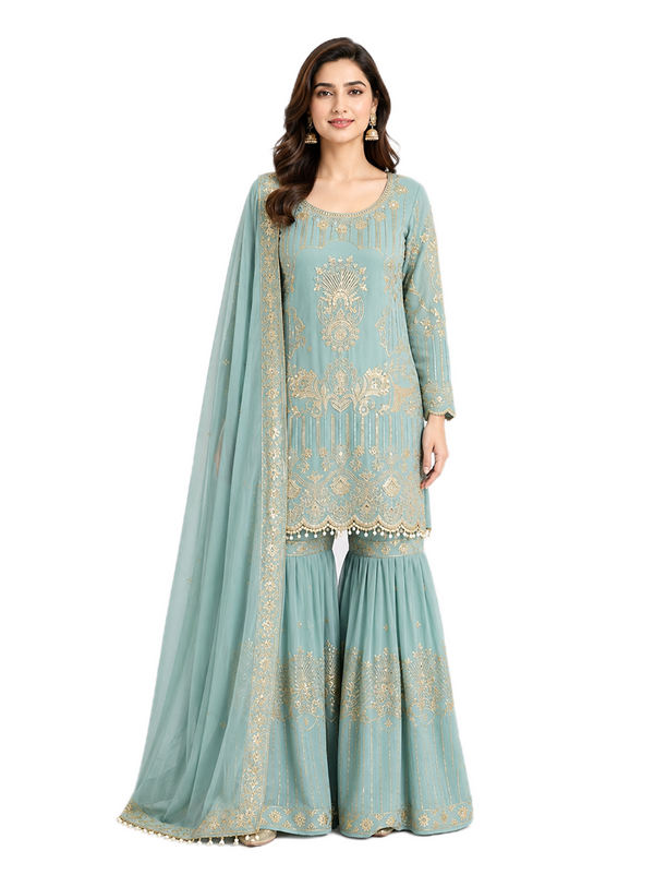 Timeless Sky Blue Ensemble