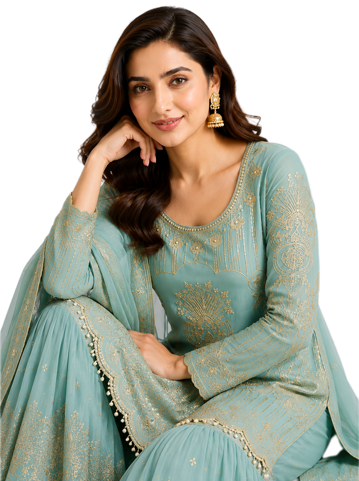 Timeless Sky Blue Ensemble