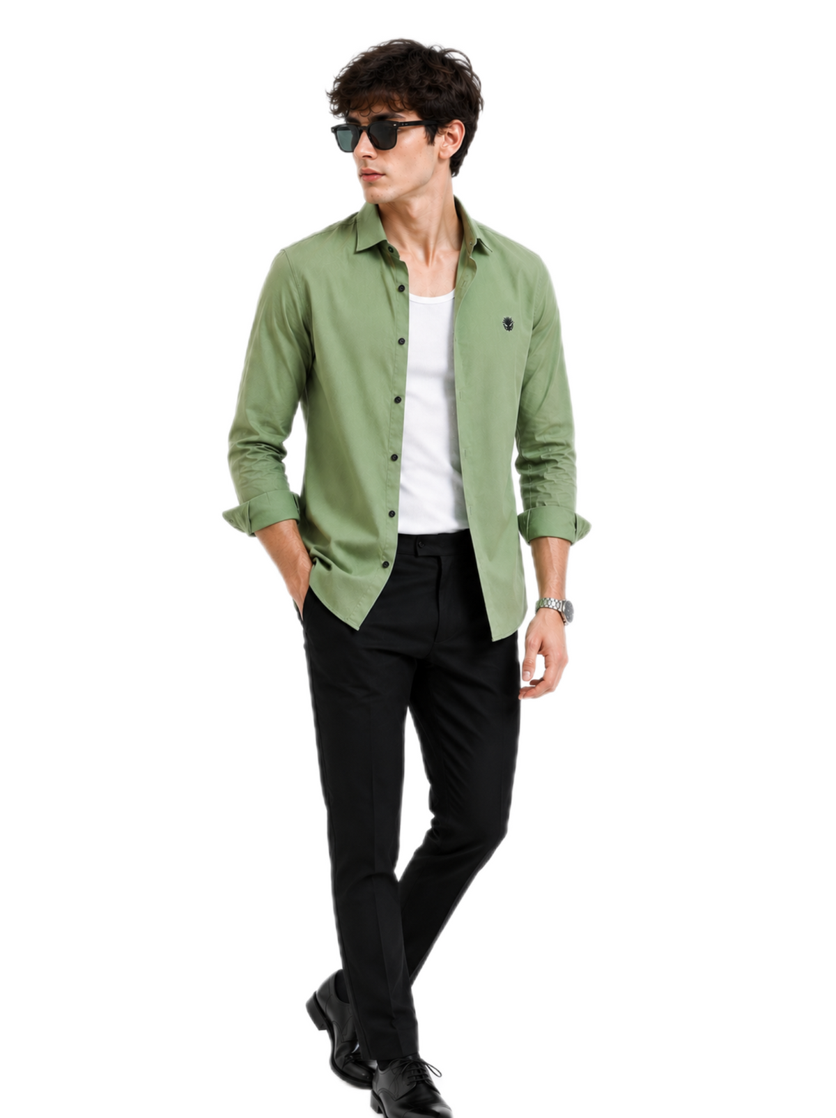 Classic Olive Green Shirt