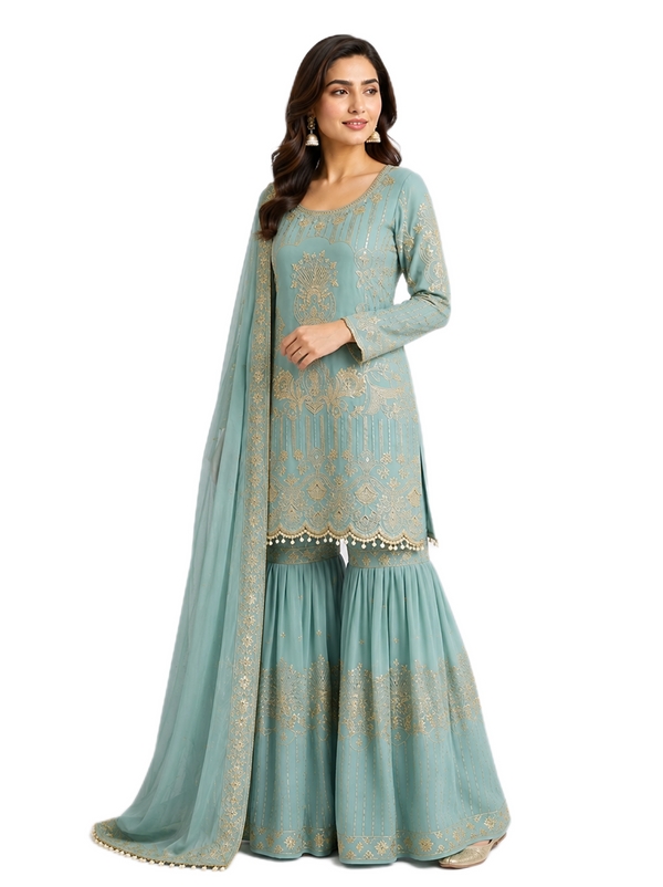 Timeless Sky Blue Ensemble