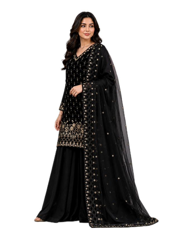 Regal Black Wear Ensemble