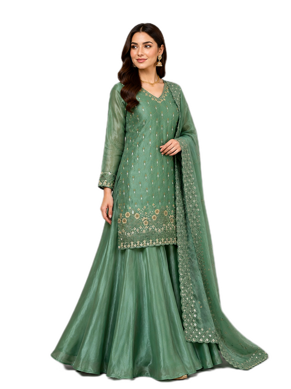 Regal Green Palazzo Set