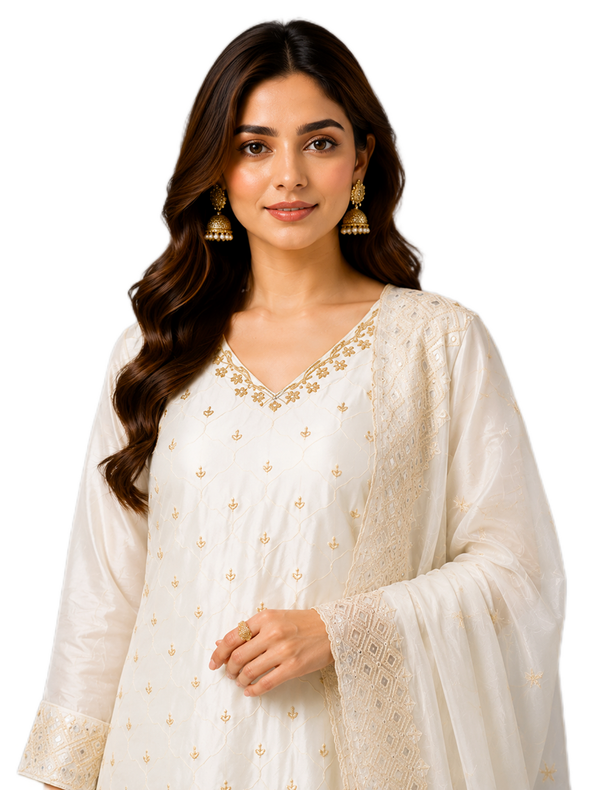 Royal Ivory Palazzo Set