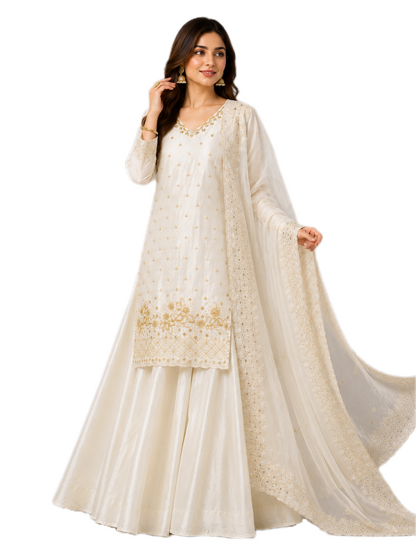 Royal Ivory Palazzo Set