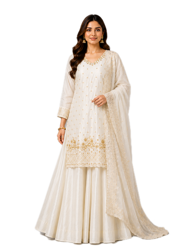 Royal Ivory Palazzo Set