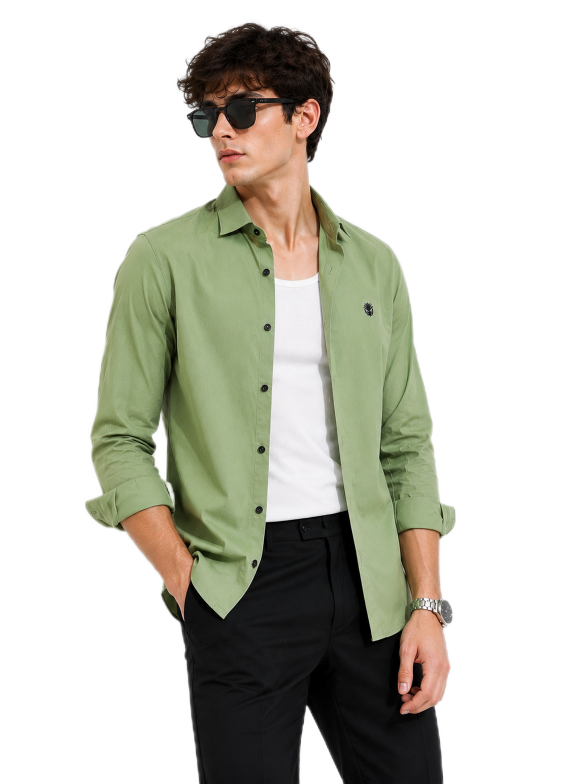 Classic Olive Green Shirt