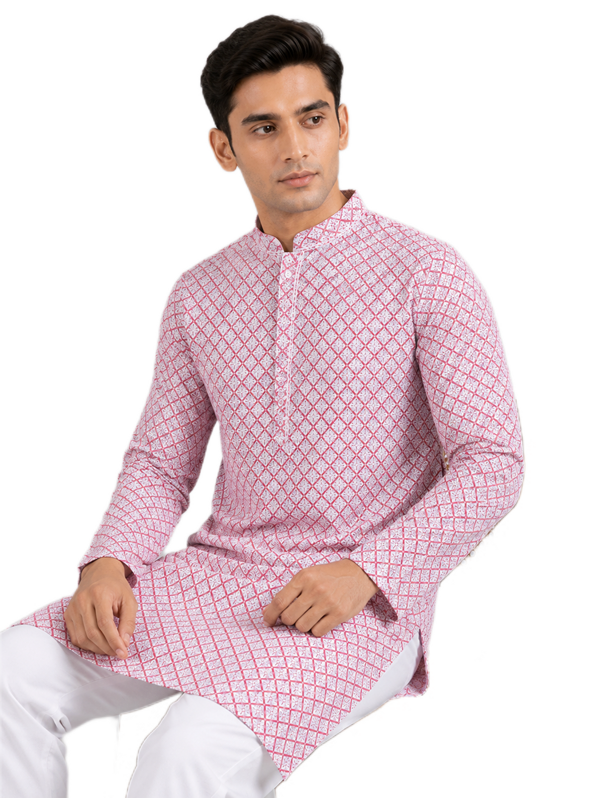 Classic Blush Pink Kurta Set