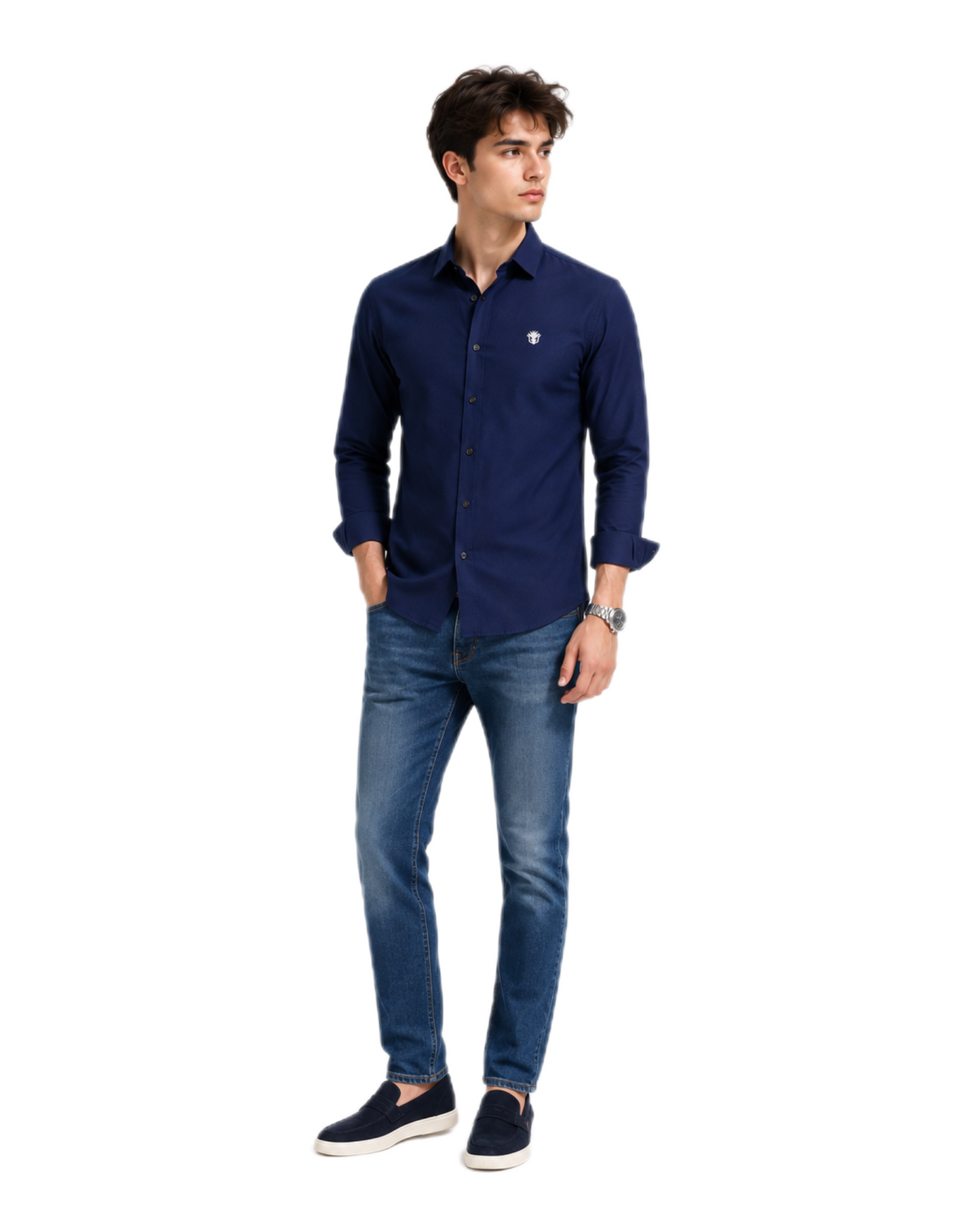 Classic Navy Blue Shirt