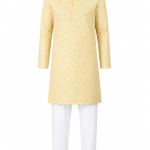 Royal Ivory Traditional Kurta Set with Refined Simplicity