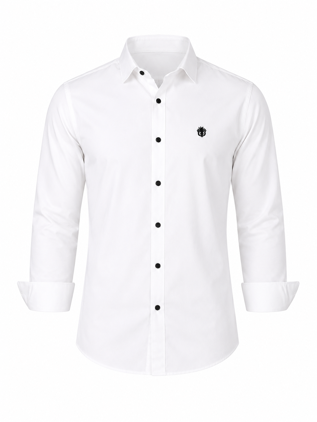 Classic White Cotton Shirt for Timeless Professional Elegance
