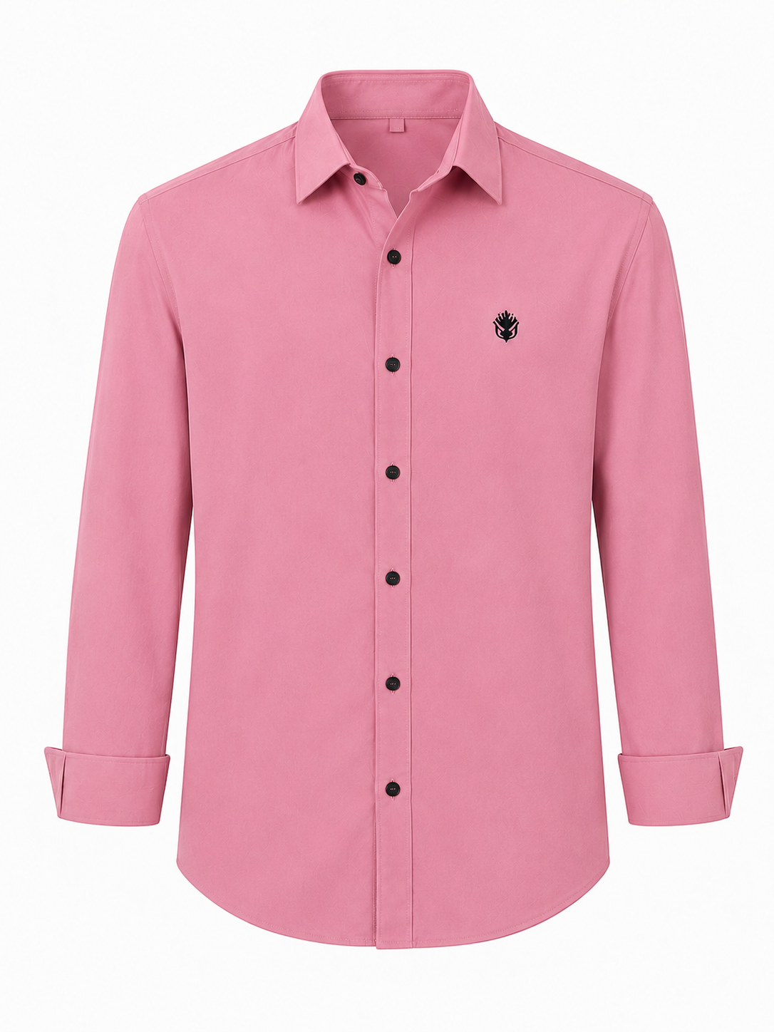 Classic Blush Pink Cotton Shirt for Sophisticated Professional Style
